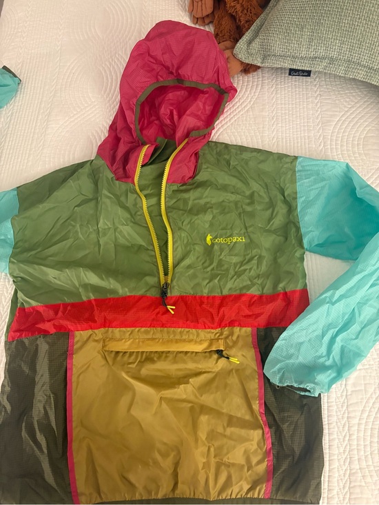 cotopaxi Jackets & Blazers - Cotopaxi Multicolor women’s windbreaker - Green, Red, Turquoise, Gold